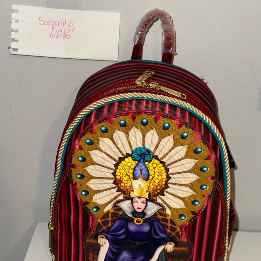 Loungefly NWT  Snow White Evil Queen Throne